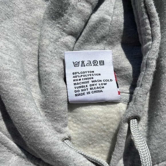 Men's San Francisco Hoodie Gray Spell-Out XL West Coast CA Pocket Bay Wharf City - Picture 7 of 14